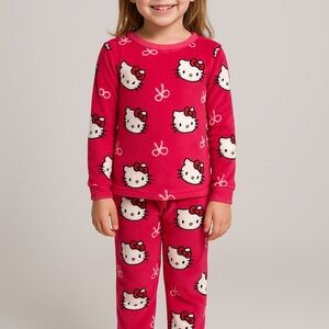 Hello Kitty Fuchsia Pajama Set for Kids